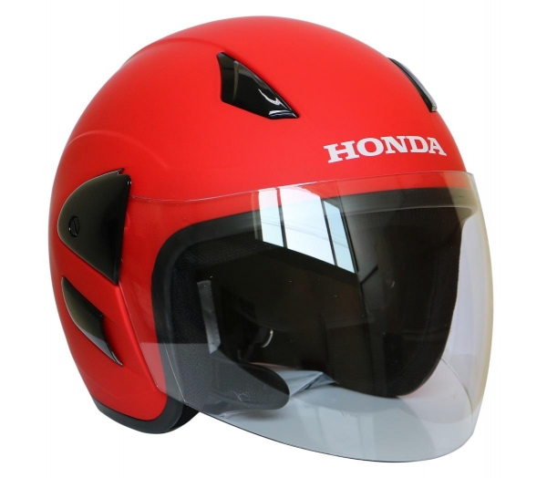 Mũ Jet sơn mờ - Đỏ