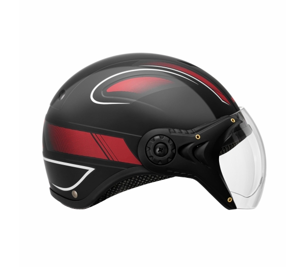 Mũ có kính Matt - Đen